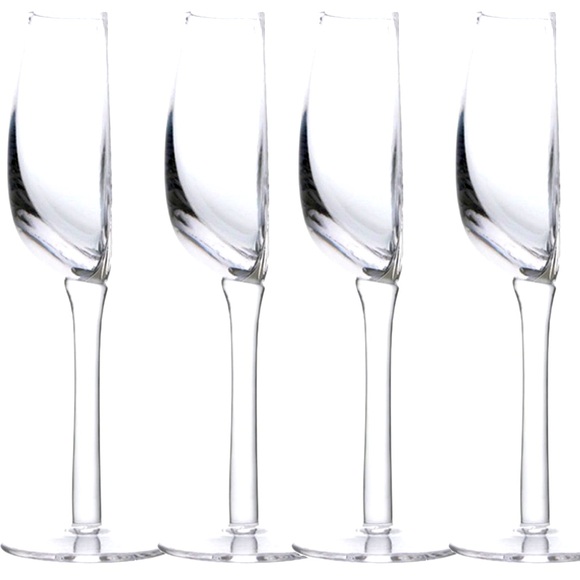 🍷Fun UNIQUE 1/2 wine glass 🍷(2) 1/2 wine glasses - Picture 2 of 6